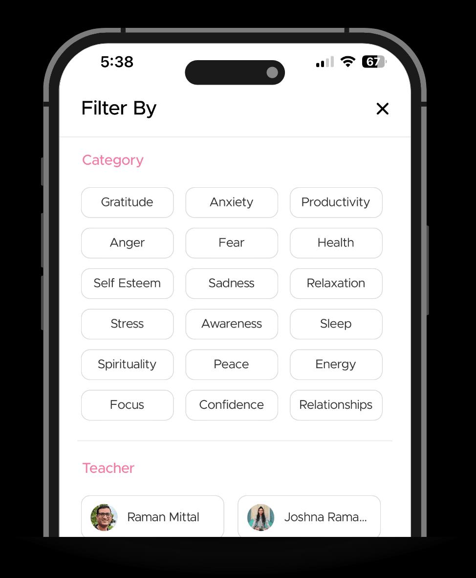 40+ Categories